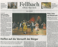 Artikel in der Fellbacher Zeitung